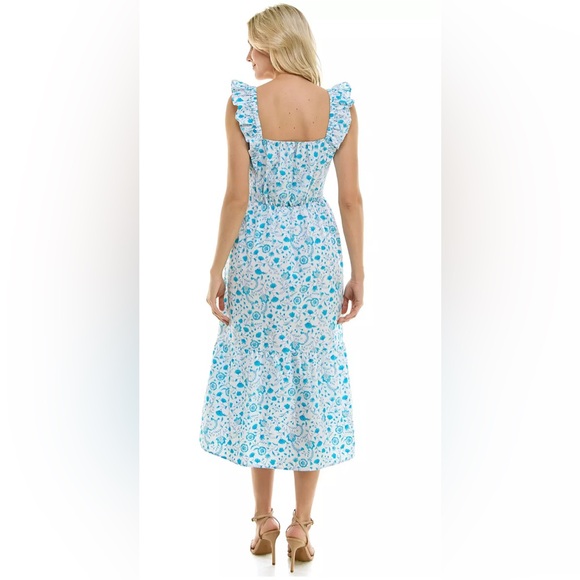 Draper James Women's Ruffle Sleeve Dress M - Picture 2 of 11